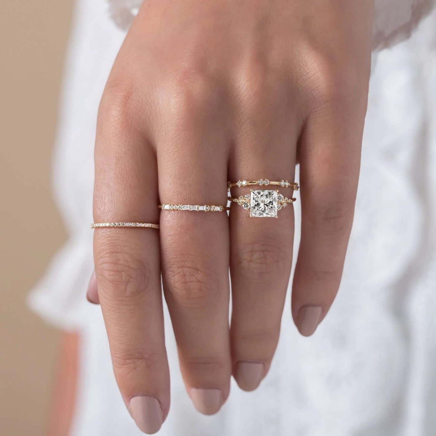 Sakura Ring (Princess Cut)