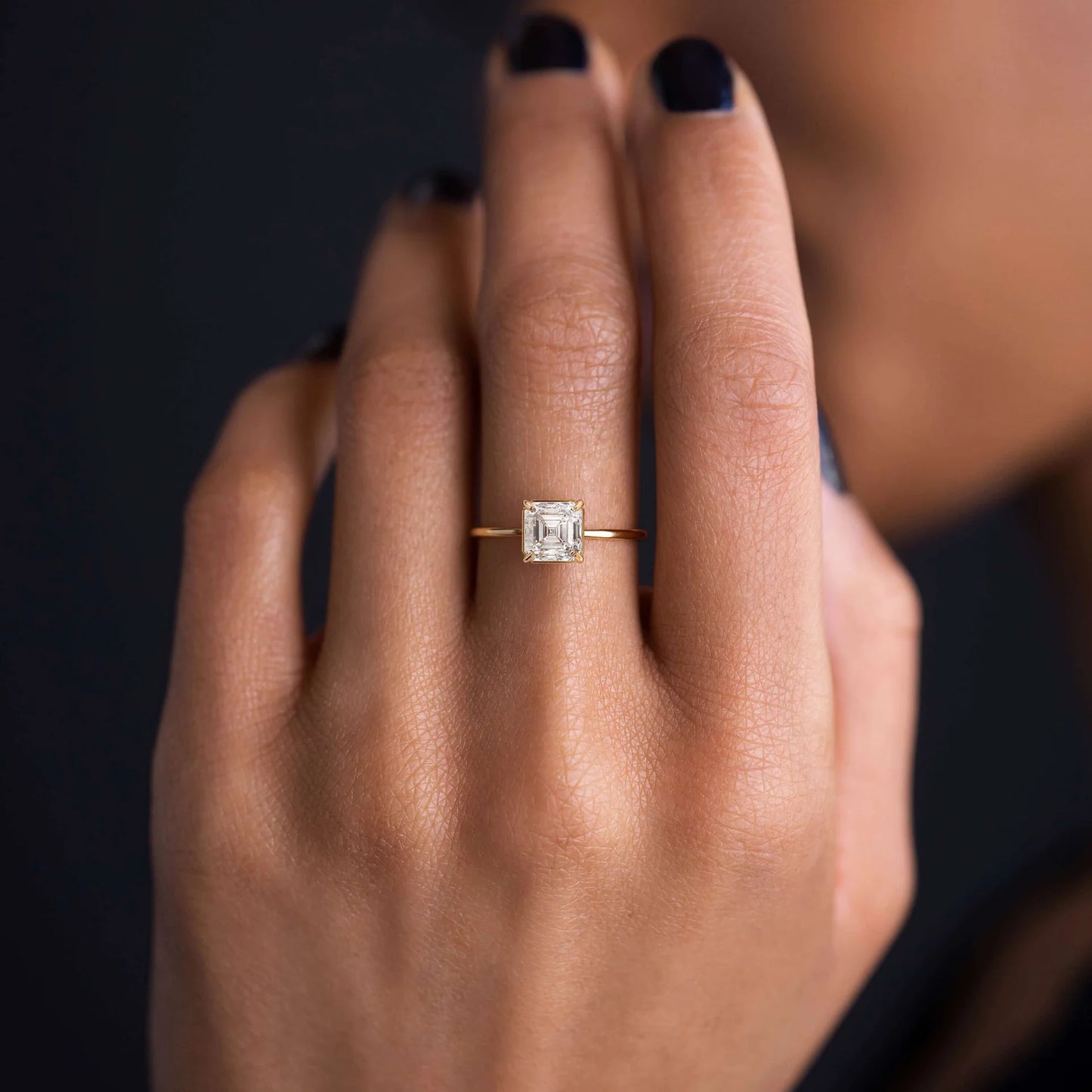 Bloom Ring (Asscher Cut)