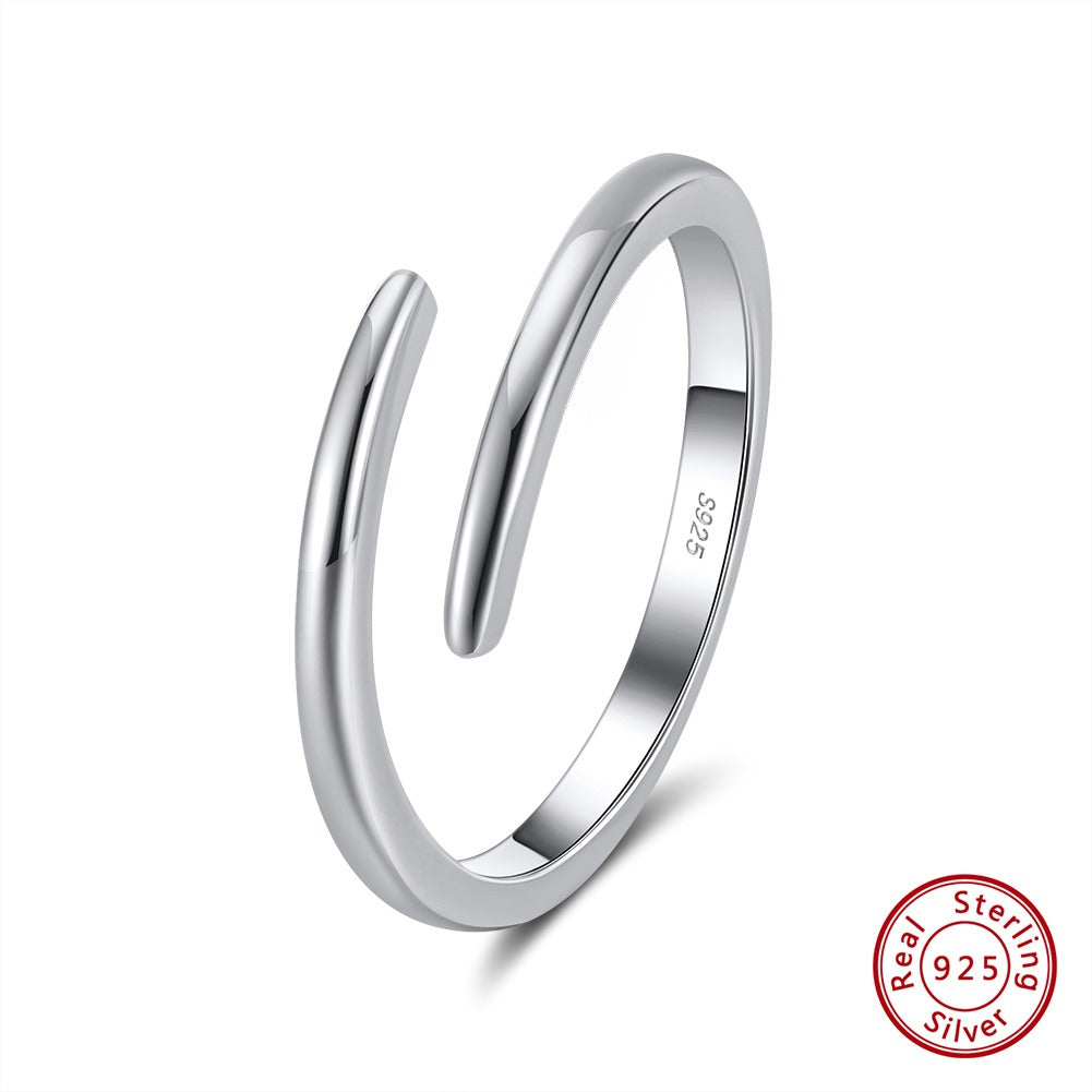Aura Energy Promise Silver Ring