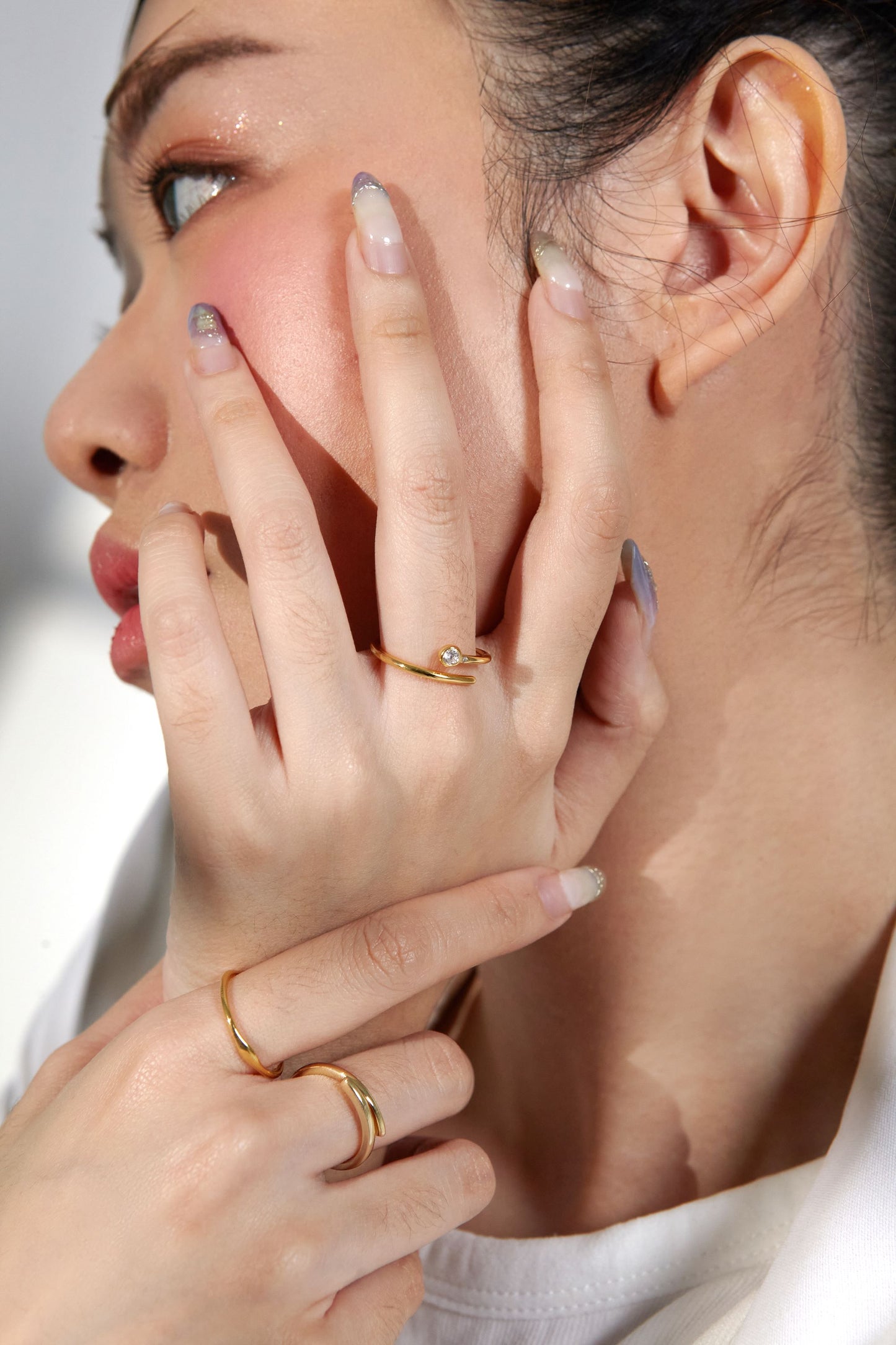Aura Energy Duet Pinky Ring