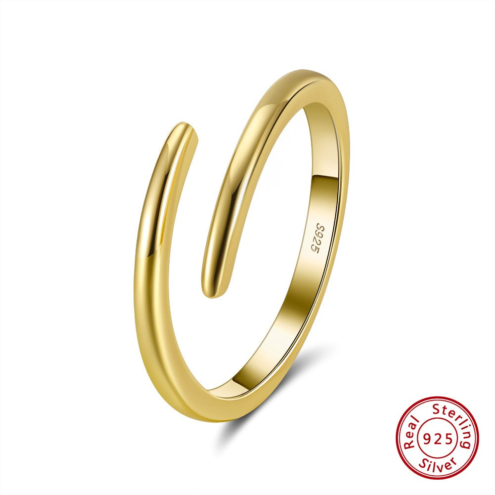 Aura Energy Promise Silver Ring
