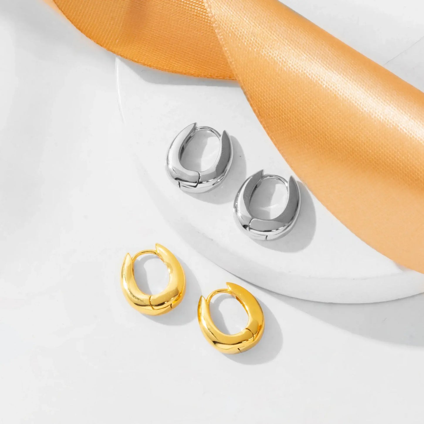 bold huggie hoops abigail