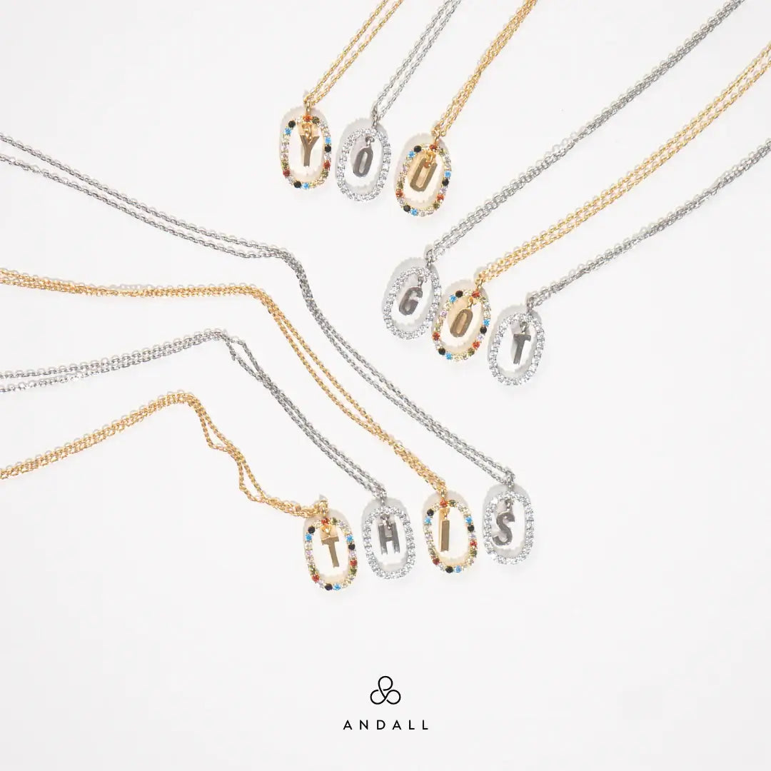 Alphabet Letter Necklace Andall