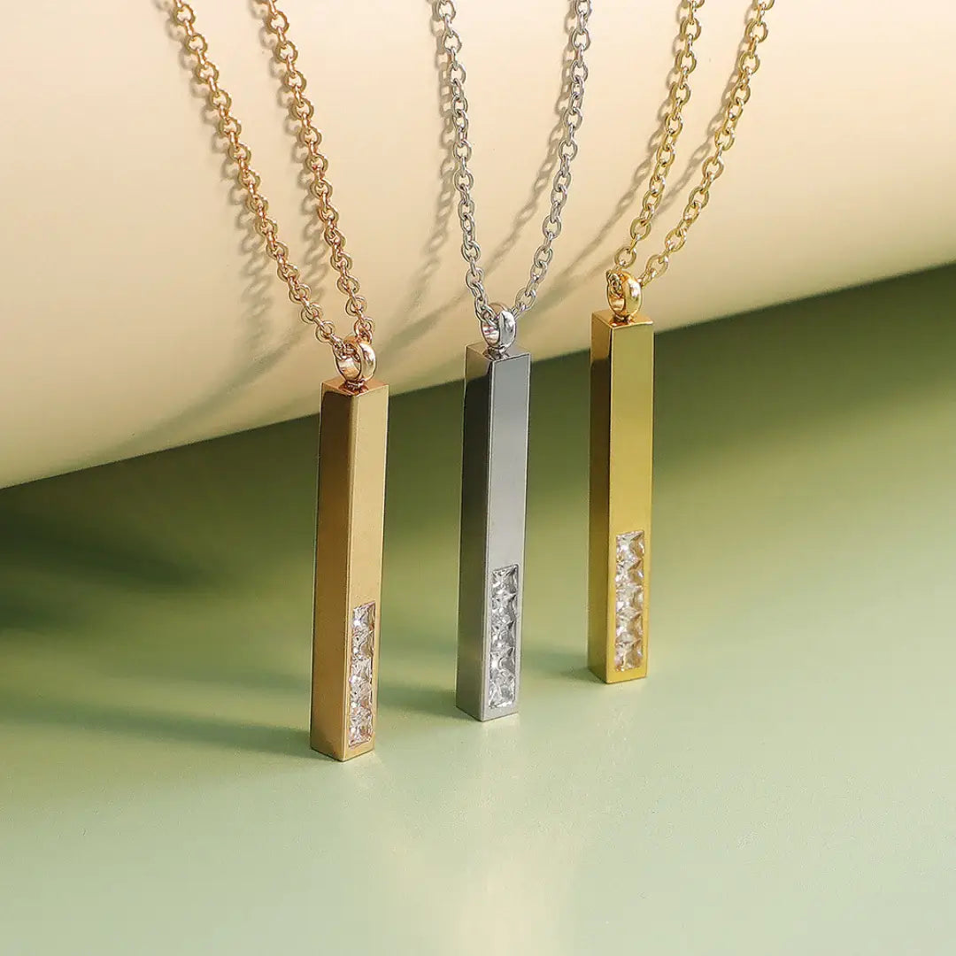 Darling Bling Bar Necklace