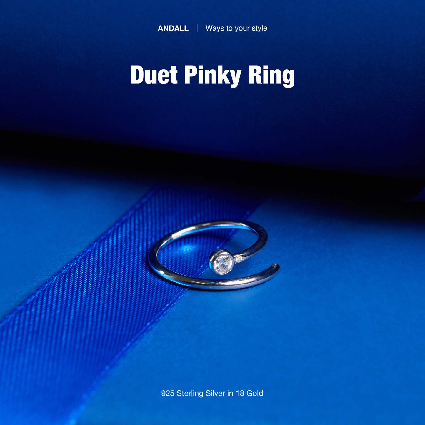 Aura Energy Duet Pinky Ring
