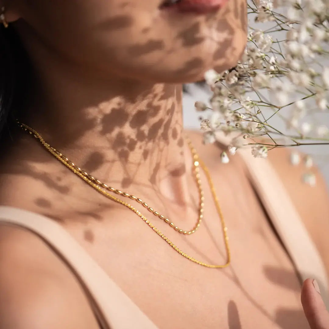 Genevie Dual Chain Necklace