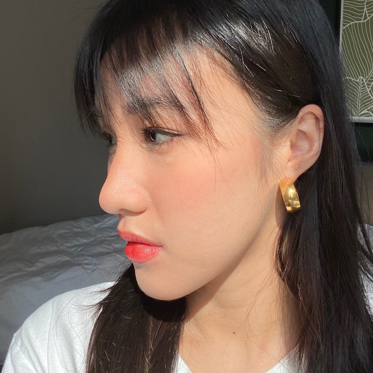 Meline 粗耳环耳钉