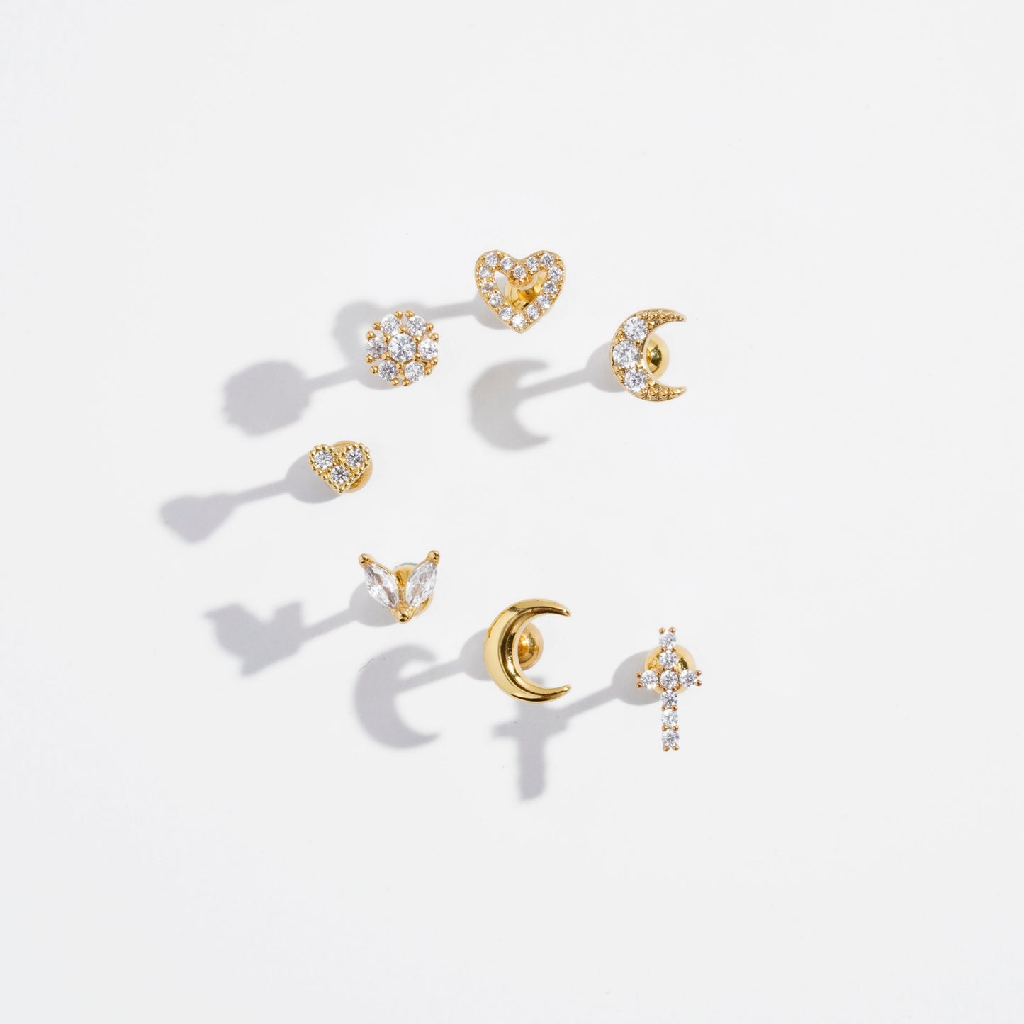 EarLobe/Helix/Tragus/Conch/Hoop Piercing Stud