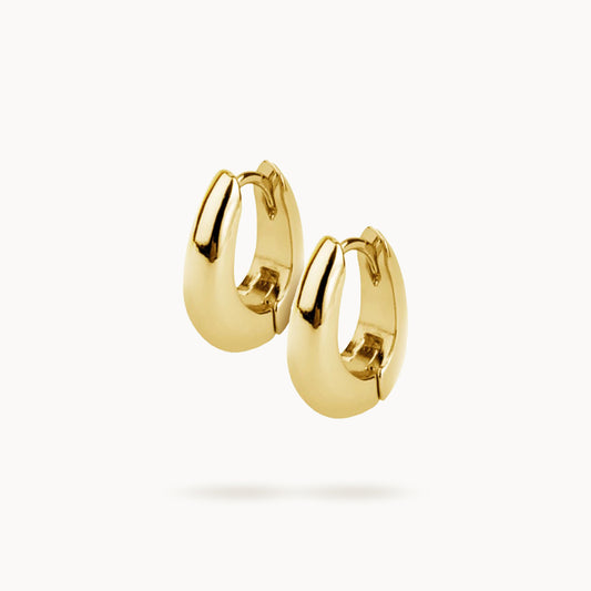 Abigail Bold Huggie Hoops