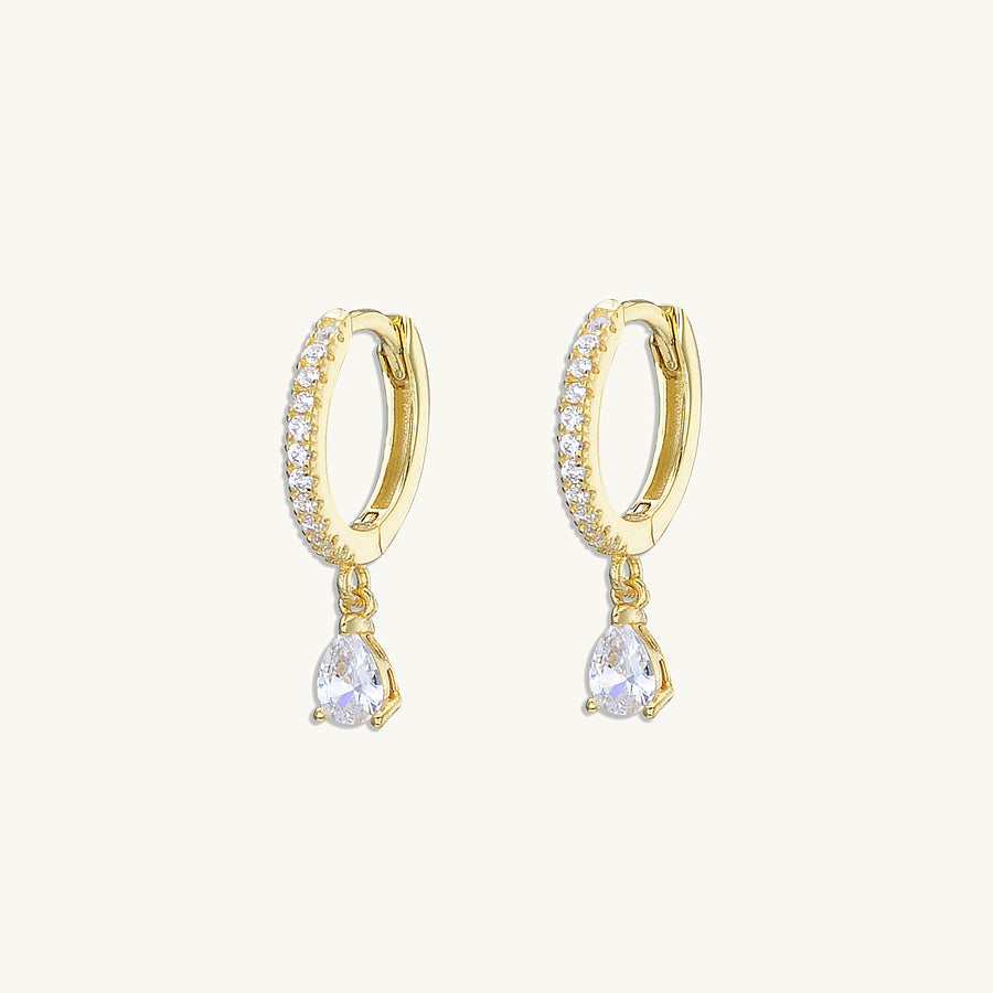 Teardrop Solitare Hoops