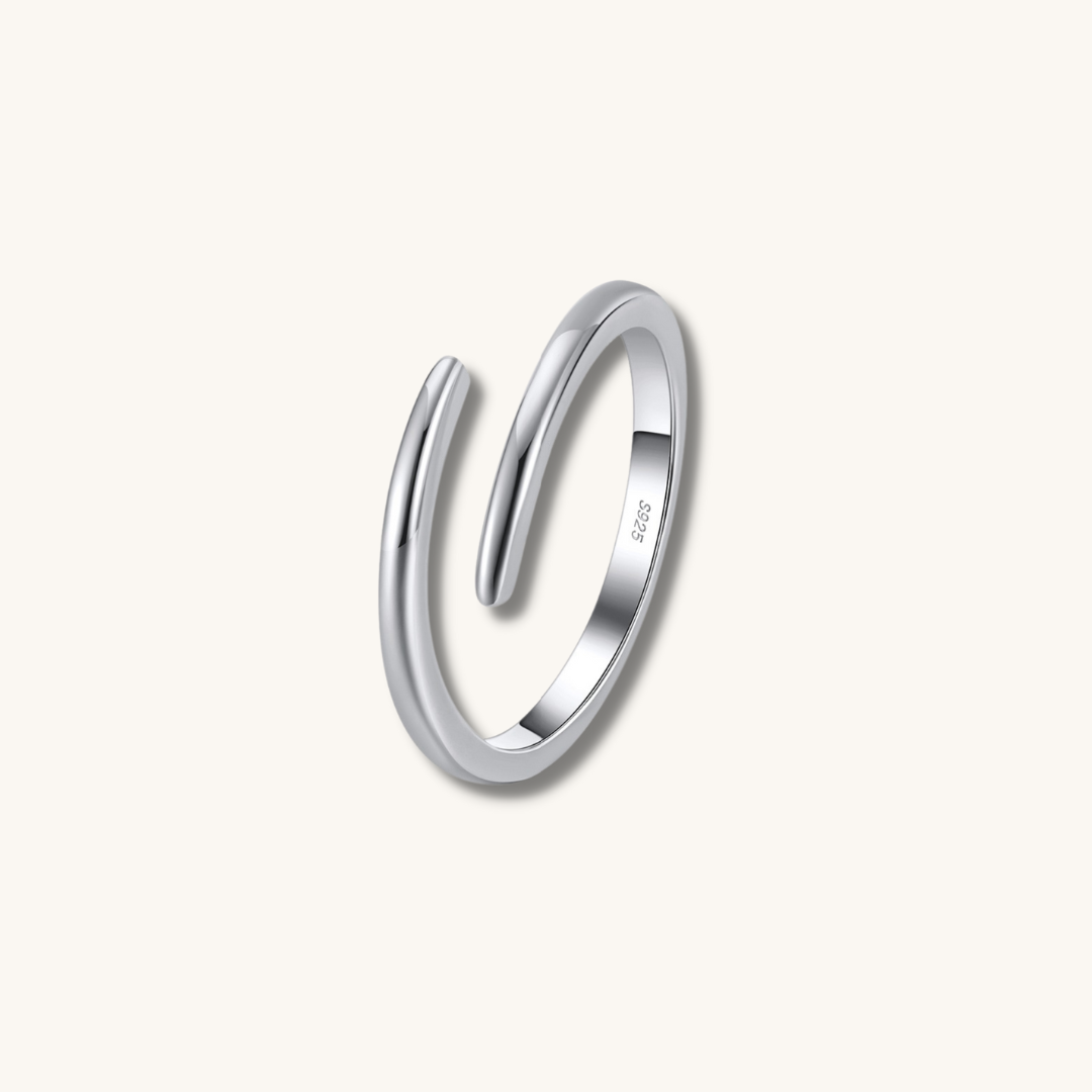 Aura Energy Promise Silver Ring