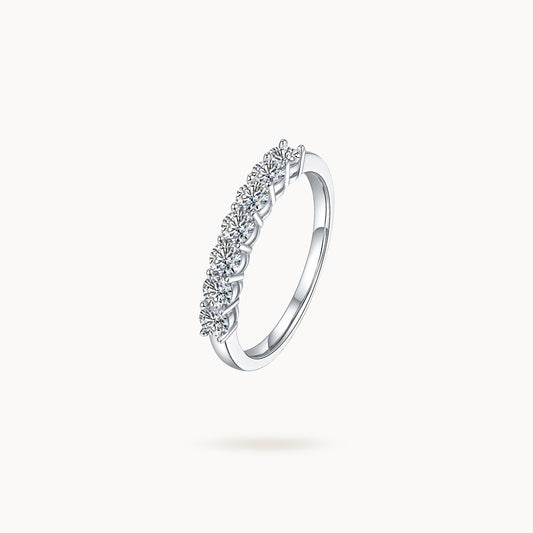 Luna Tujuh Cincin Berlian Moissanite