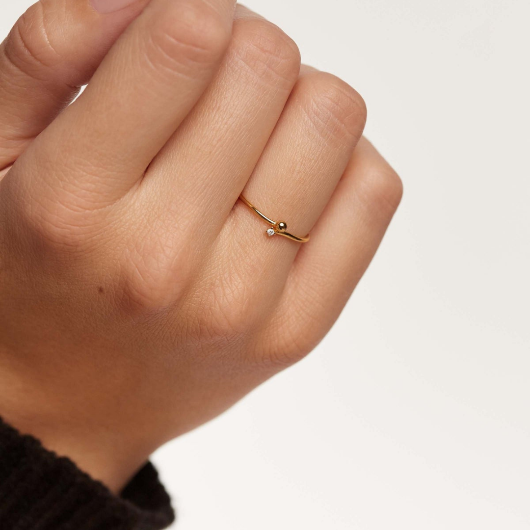 Stephanie Ball Prong Ring