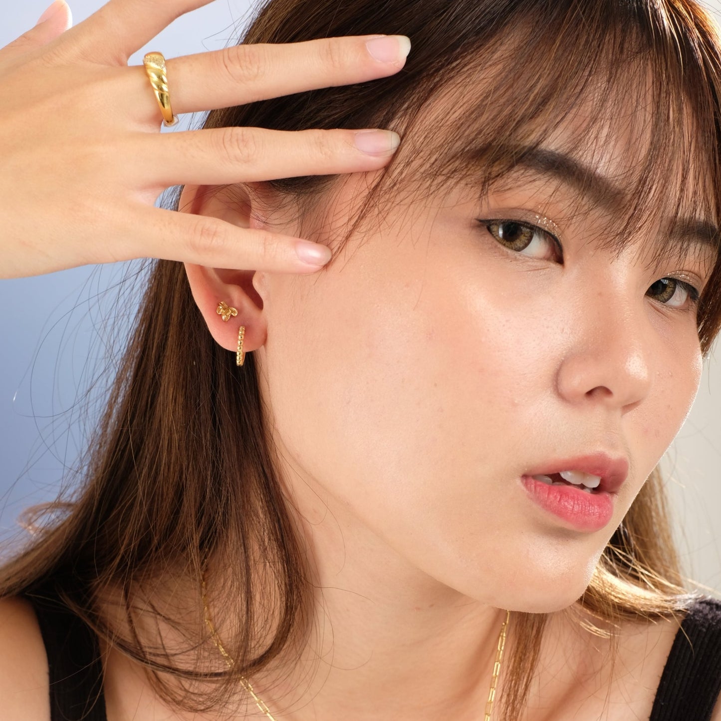Tessa 串珠耳箍