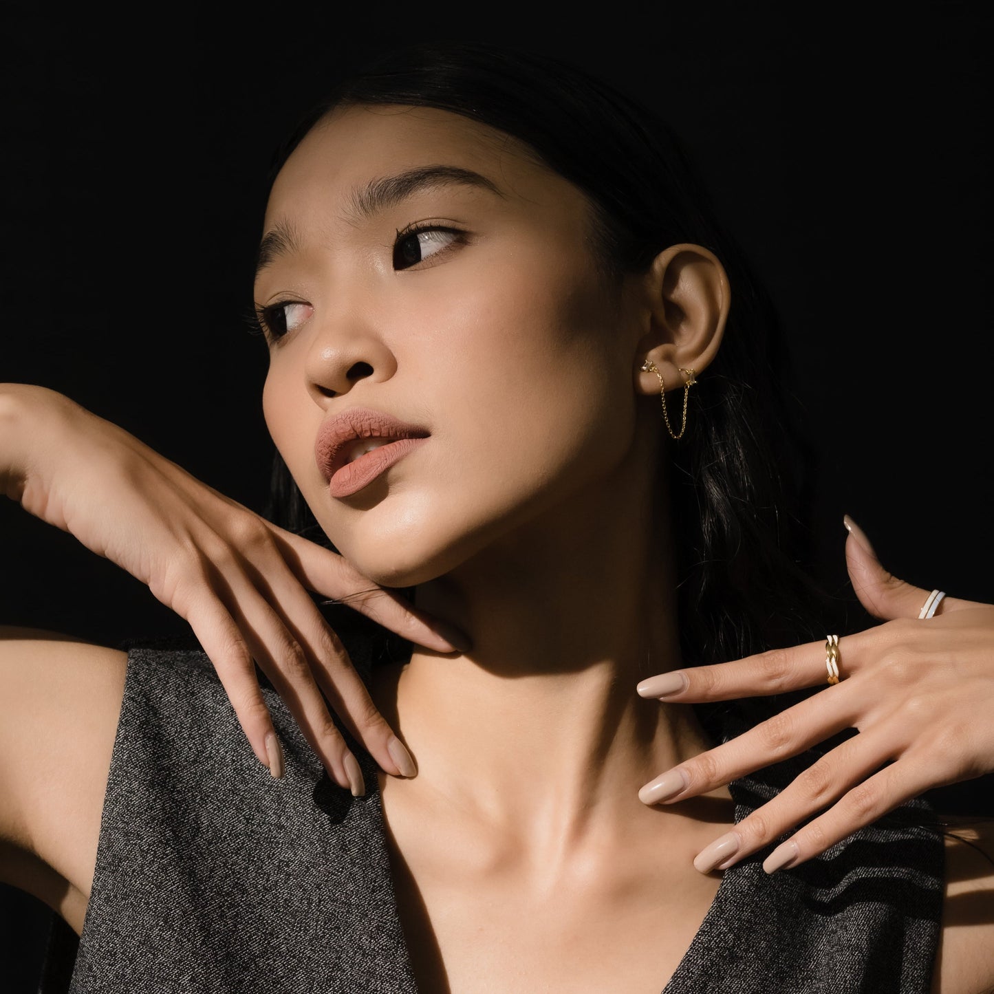 Brielle 编织珐琅戒指