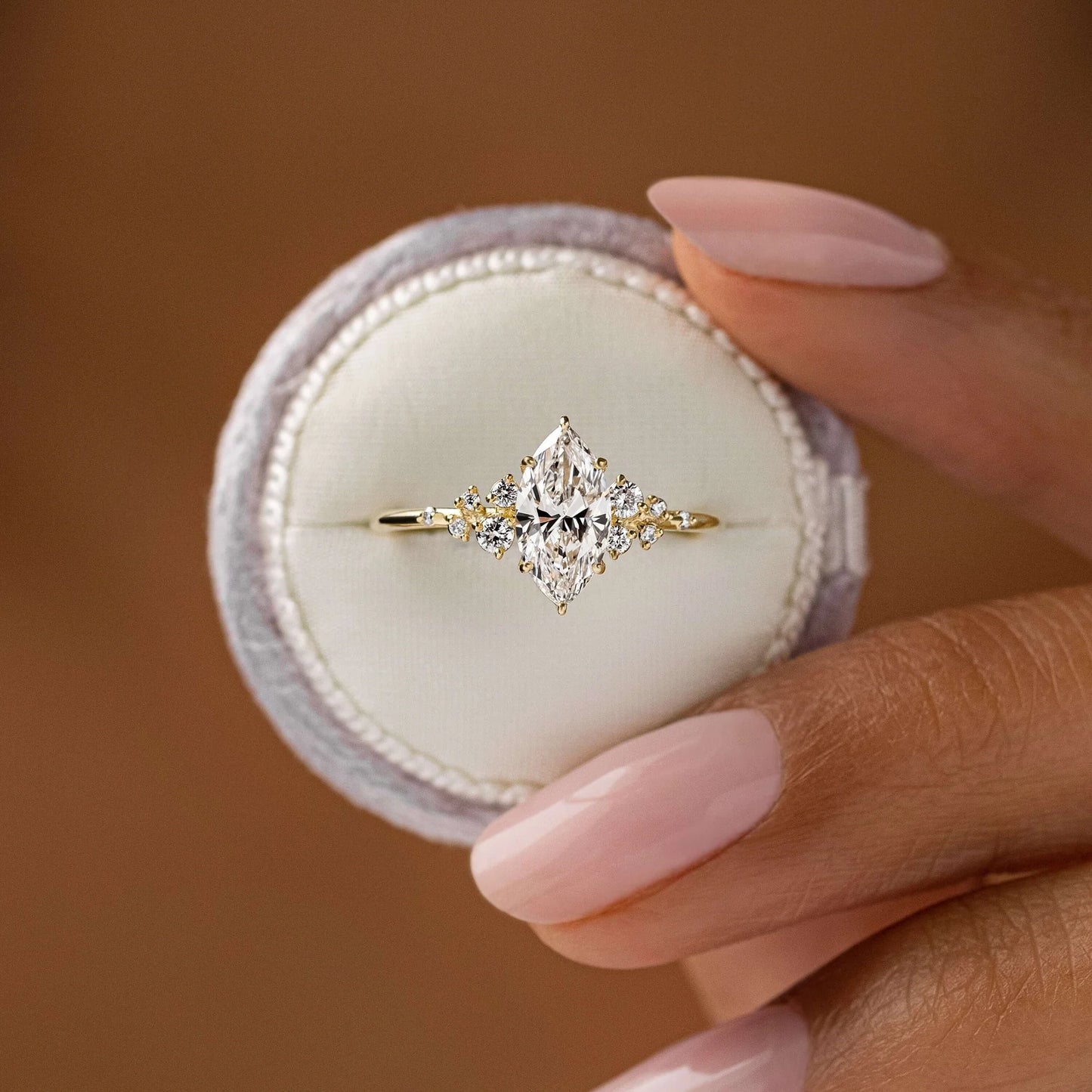 Sakura Ring (Marquise Cut)