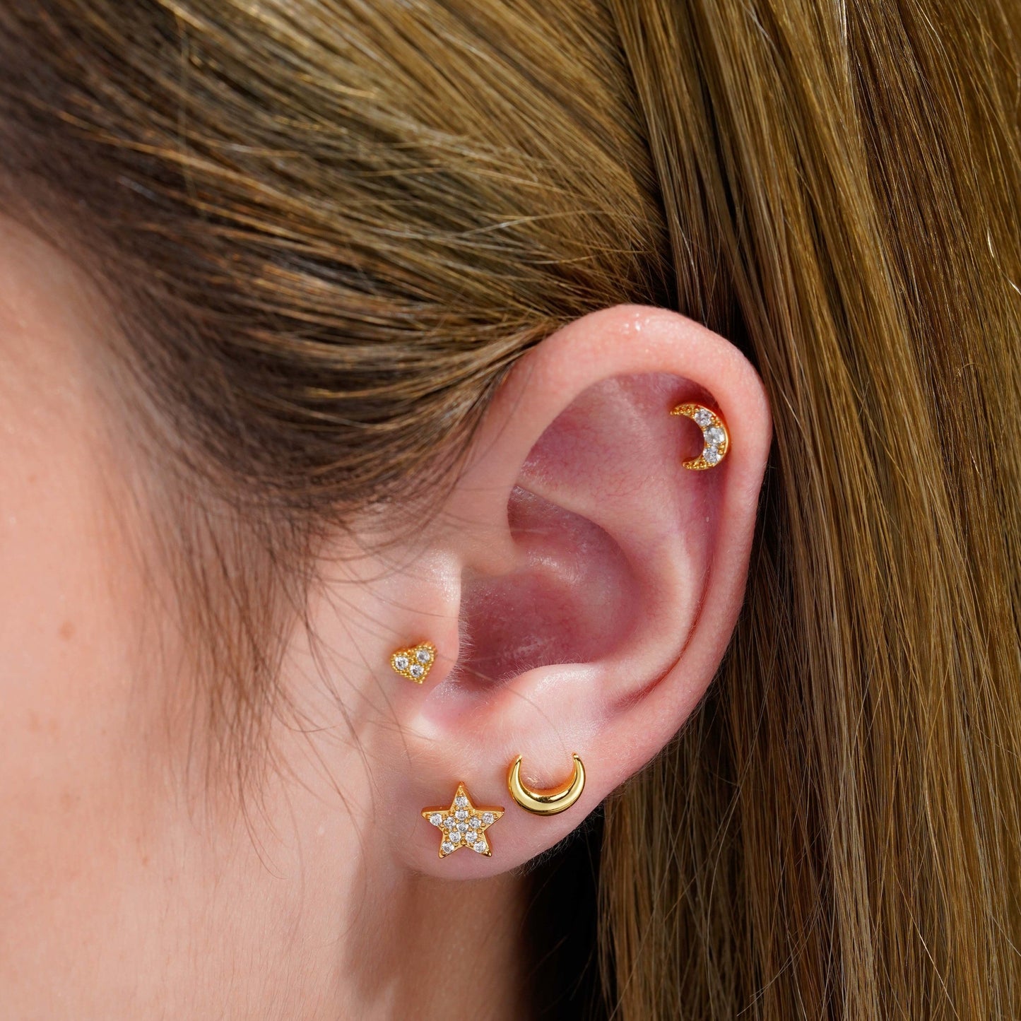 EarLobe/Helix/Tragus/Conch/Hoop Piercing Stud