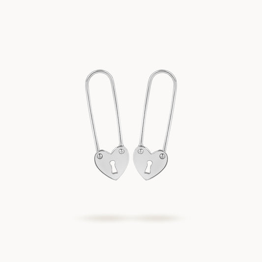 Anting Peniti Jantung Cupid