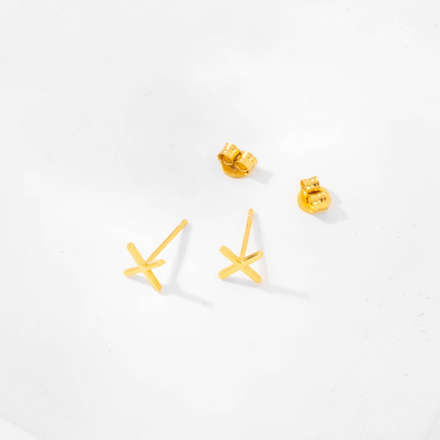 Picasso Cross Stud Earrings