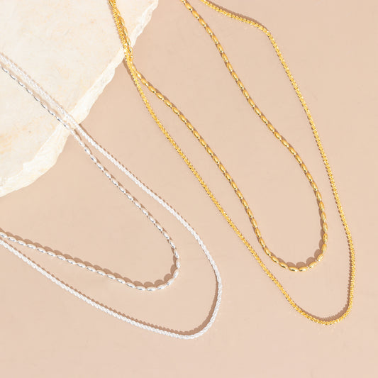 Genevie Dual Chain Necklace